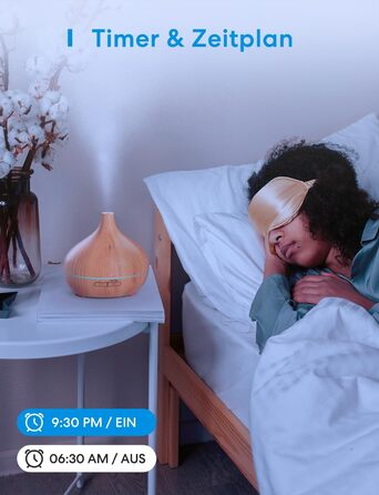 Ароматичний дифузор Meross працює з Apple HomeKit, Alexa та Google Home, розумний ультразвуковий зволожувач повітря з ефірними олі