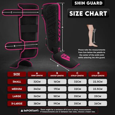 Щитки для гомілок RDX для кікбоксингу, бойових мистецтв, тренувань з муай-тай, шкіряні щитки для тайського боксу Maya Hide, захисні накладки для спарингу, боксу, крав-мага, ММА, карате, тхеквондо, рожеві, XL