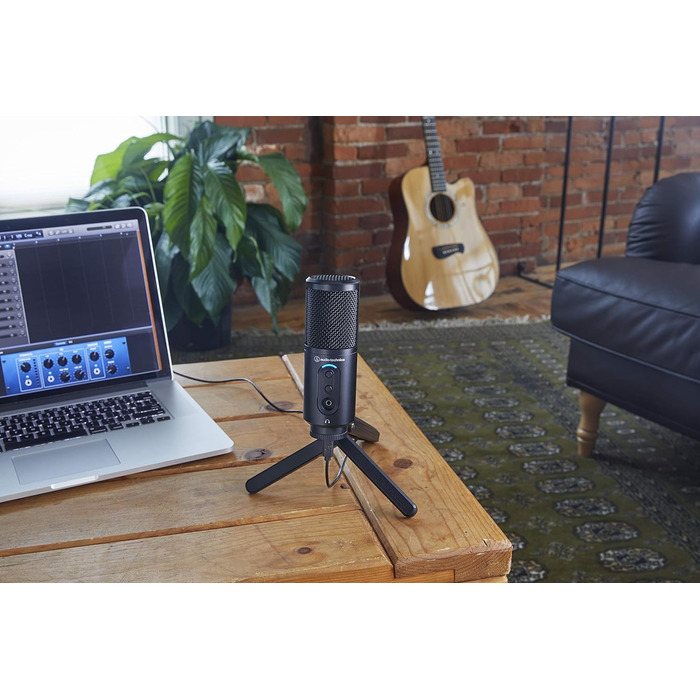 Конденсаторний мікрофон Audio-Technica AT2500x-USB для стрімінгу, подкастів та запису, чорний