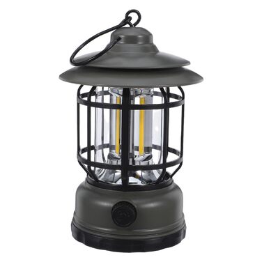 Акумуляторний світлодіодний кемпінговий ліхтар Наметовий ліхтар для використання на вулиці під час відключення електроенергії, ідеально підходить для походів та подорожей аварійний ліхтар для походів та кемпінгу, оливково-зелений