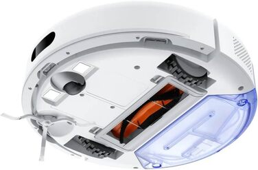 Робот-пилосос і швабра Xiaomi Robot Vacuum S20, розумний план прибирання з лазерною навігацією LDS, потужність всмоктування 5000 Па, великий акумулятор 3200 мАг, для килимів, твердої підлоги, шерсті домашніх тварин, додаток Google і Alexa - білий