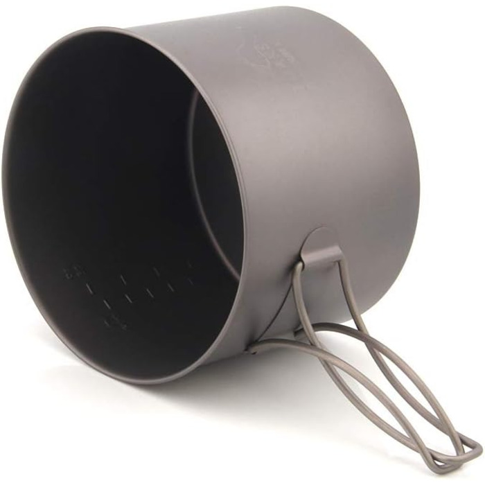 Надлегкий титановий горщик для вулиці, складний портативний посуд для пікніка з кришкою, 1300 мл