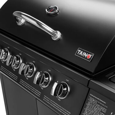 Гриль газовий TAINO BASIC 61 з бічним пальником та візком з нержавіючої сталі