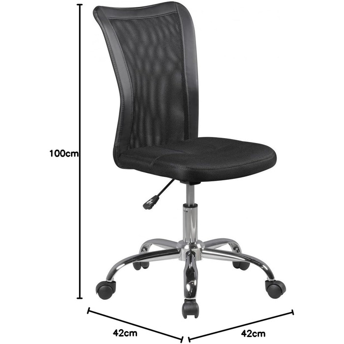 Дитяче офісне крісло FineBuy SALERNO для дітей віком від 6 років зі спинкою, м&39які підлогові колеса, дитяче обертове крісло, ергономічне дитяче офісне крісло, регульоване по висоті, юнацьке крісло для дівчаток та хлопчиків, крісло для дитячої кімнати, ч