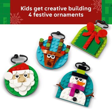 Конструктор LEGO Various Christmas Tree Pendants 40744, 153 деталі, ялинкові прикраси