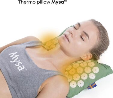 АКУПРЕСУРНА ПОДУШКА MYSA THERMO ПОДУШКА ДЛЯ ШИЇ 1 НА РИНКУ ТОП-МЕДРАНК 2024 РОКУ ДЛЯ ШИЙНОГО ХВОРОБУ, СТРЕСУ, БЕЗСОННЯ. ЄДИНА АВТЕНТИЧНА ШВЕДСЬКА ПОДУШКА, ВИГОТОВЛЕНА В ЄС З ОРГАНІЧНОГО ВРОЖАЮ СПЕЛЬТИ.