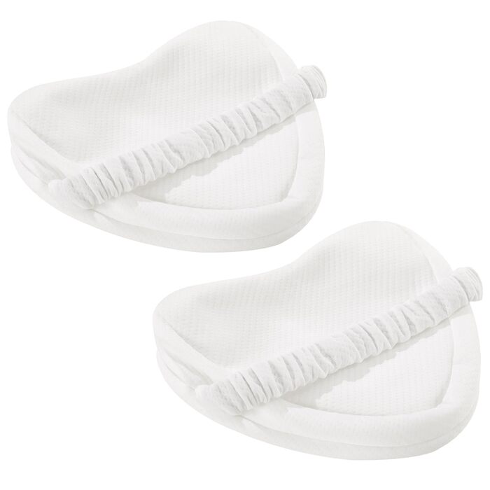 Змінні накладки на подушки для ніг, Тільки накладки на подушки для колін Наволочка для подушки для колін у формі серця, Синьо-білий/Розкішний сад 2 шт., 2 шт.