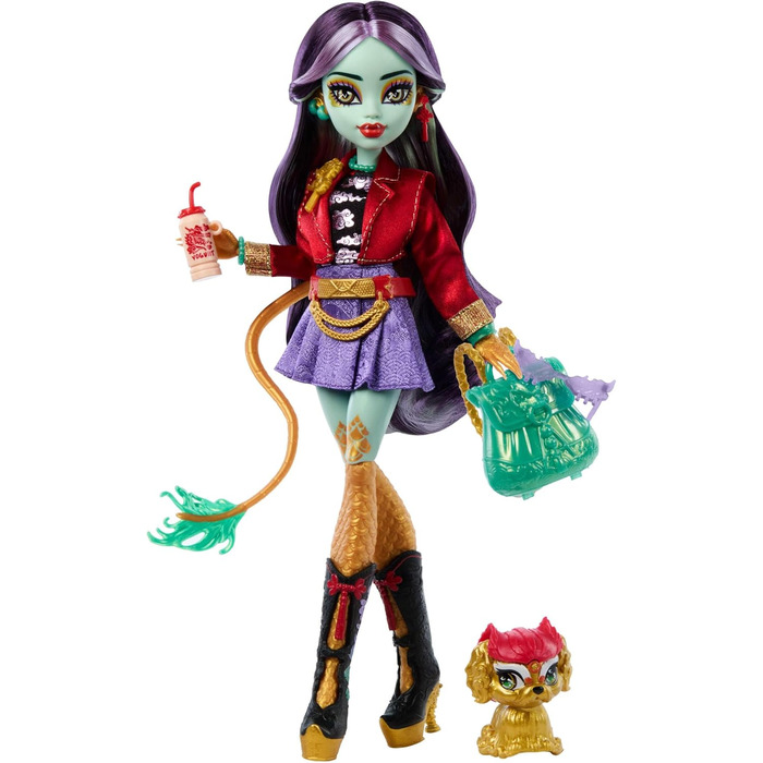 Лялька Monster High Jinafire Long HYV58 з 7 аксесуарами, 29 см