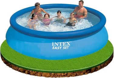 Басейн Intex Easy Set - надземний басейн, синій, 366 см x 366 см x 76 см