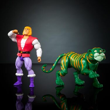 Фігурка Masters of the Universe Origins 2 pack, колекція мультфільмів Принц Адам і Крінгер, близько 14 см заввишки, іграшки MOTU, більше 16 точок руху, HTH30, різнокольорові.