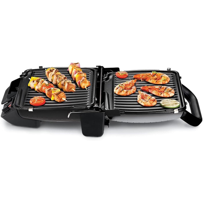 Контактний гриль 2-в-1 Tefal GC3050 сендвічниця та настільний гриль/BBQ, подвійна антипригарна поверхня, регульований термостат, 2000 Вт, 32 x 32 x 14 см