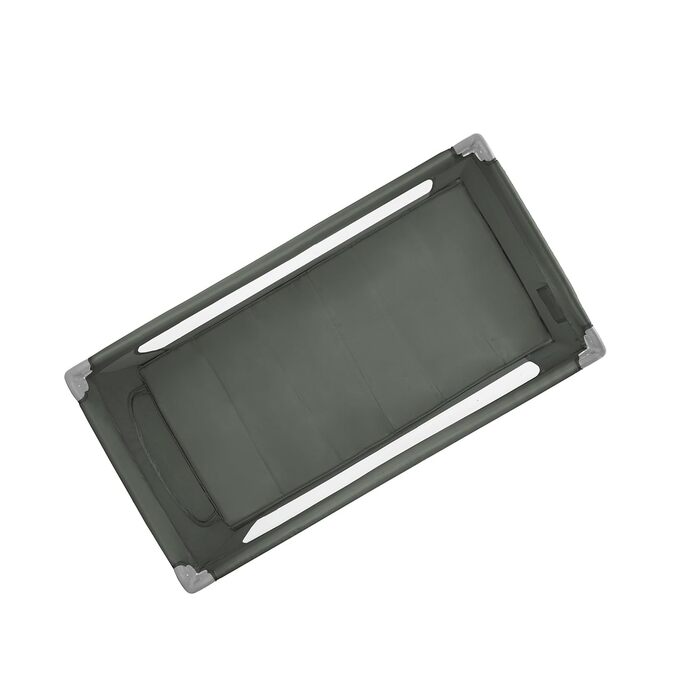 Дитяче та дитяче дорожнє ліжечко MoMi BELOVE PLUS 2-в-1, складне, 2 рівні для сну для немовлят до 9 кг та дітей до 15 кг з дитячим матрацом, ігровою ручкою, пеленальний килимок та сумка для перенесення, темно-зелений