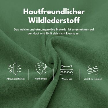 Ігрове крісло, офісне крісло, ергономічне, дихаюче ігрове крісло зі штучної замші, робоче крісло з підставкою для ніг, підголівником та поперековою подушкою, 3D-підлокітники, спинка 90-155, зелене