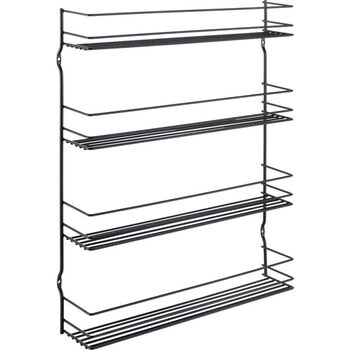 Стійка для спецій Metaltex 361434000 Pepito-4 Lava, 4 полиці, 36 x 8 x 45 см, рустикальний стиль