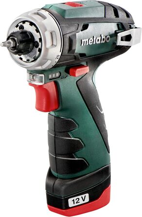Акумуляторний дриль-шуруповерт Metabo PowerMaxx BS - Акумуляторний шуруповерт 12 В - Компактний дриль-шуруповерт з практичним інди