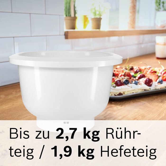 Набір аксесуарів Bosch BakingSensation MUZ5BS1 для кухонних машин серії 4 м'ясорубка, пластикова чаша, насадка для печива, перфорована решітка, 4 форми для печива, нержавіюча сталь, можна мити в посудомийній машині