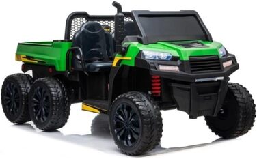 Дитячий електромобіль FINOOS, Truggy Gator 2,4 Ghz пульт дистанційного керування 12V - Шкіряне сидіння, 4 потужні двигуни - Дитячи
