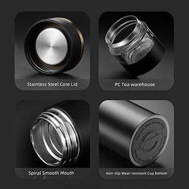 Дорожня кружка з нержавіючої сталі для Seat Leon Sportstourer 4 (IV) KL I 2020-2024, герметична кавова кружка з кришкою, багаторазова для чоловіків та жінок