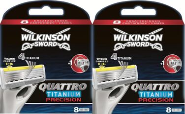 Леза для бритви Wilkinson Sword Quattro Titanium Precision, 16 шт.