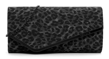 Клатч TAS Amalia Leo 33817, жіноча сумочка, сріблястий Animal Darksilver, універсальний розмір