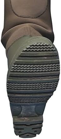 Водонепроникні неопренові вейдерси з чоботами-шипами для чоловіків та жінок - для ходьби по бровах, нахлистової риболовлі, полювання, роботи в багнюці EU 43 UK 9 US 9.5