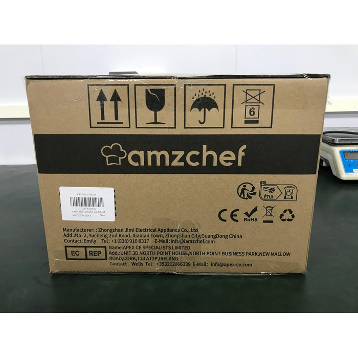 Соковижималка AMZCHEF з великим жолобом подачі 80 мм - Соковижималка 150 Вт Повільна соковижималка з 2 режимами швидкості та функцією повернення - Соковижималка для цілих овочів та фруктів Переможець тесту - Silver Juicer Silver