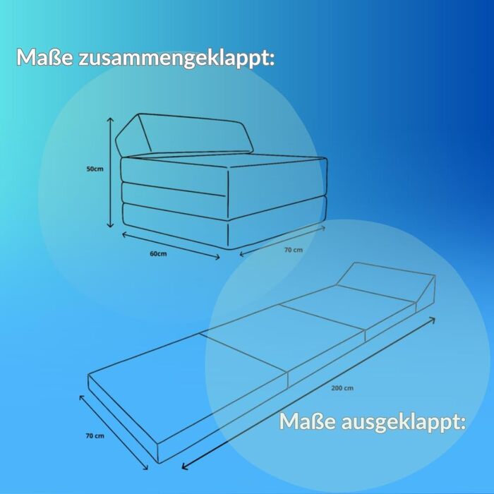 Розкладний матрац 200x70x10 см з узголів&39ям та подушкою Розкладне гостьове ліжко для дитячих кімнат та кемпінгу, матрац з пінопласту Портативний розкладний матрац Розкладний вельветовий матрац Світло-зелений