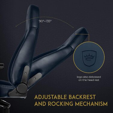 Ігрове крісло noblechairs Icon TX, тканинне, ергономічне, ігрове крісло, 150 кг, ігрове крісло, обертове крісло, текстильна тканина, включаючи подушку, антрацит