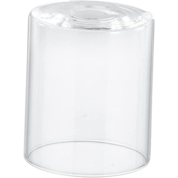 Циліндричний абажур Baoblaze Clear Glass для люстри їдальні готелю, 10 см x 20 см