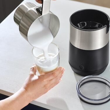 Індукційний спінювач молока Tchibo, не нагрівається, можна мити в посудомийній машині, тепла і холодна молочна піна, для латте мак