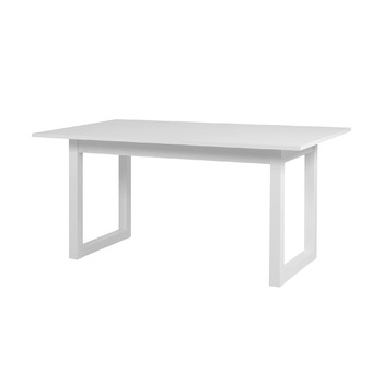 Білий обідній стіл Кухонний стіл Функціональний стіл Розсувний приблизно до 200 см, 003207 Denver 50