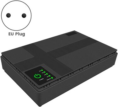 Комплект джерела безперебійного живлення USB 10400 мАг Резервне копіювання для WiFi роутера CCTV (розетка ЄС), 1