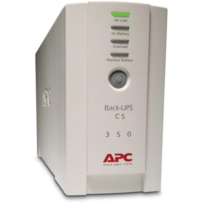 ДБЖ APC Back-UPS CS - BK650EI - джерело безперебійного живлення 650 ВА (4 виходи IEC, захист від перенапруг) (вихідна потужність 350 ВА, одинарний)