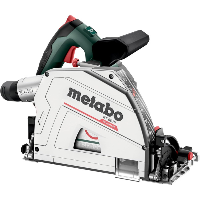 Портативна циркулярна пила Metabo KT 66 BL 1200 Вт, макс. глибина різання 66 мм, з безщітковим двигуном, для точних результатів рі