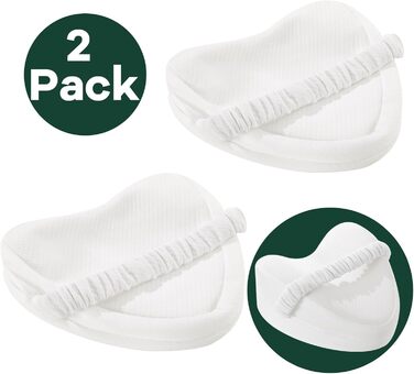 Змінні накладки на подушки для ніг, Тільки накладки на подушки для колін Наволочка для подушки для колін у формі серця, Синьо-білий/Розкішний сад 2 шт., 2 шт.