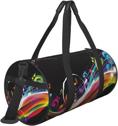 Спортивна дорожня сумка Метелик для дівчаток містка, легка та довговічна. Ідеальний подарунок для подорожей, походів, відпустки та ділових поїздок. Яскравий музичний дизайн, універсальний розмір.