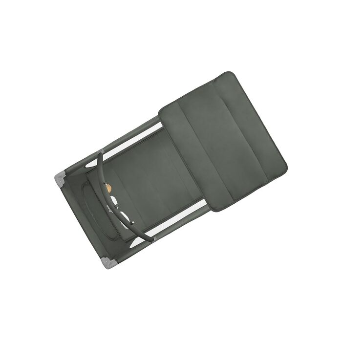 Дитяче та дитяче дорожнє ліжечко MoMi BELOVE PLUS 2-в-1, складне, 2 рівні для сну для немовлят до 9 кг та дітей до 15 кг з дитячим матрацом, ігровою ручкою, пеленальний килимок та сумка для перенесення, темно-зелений