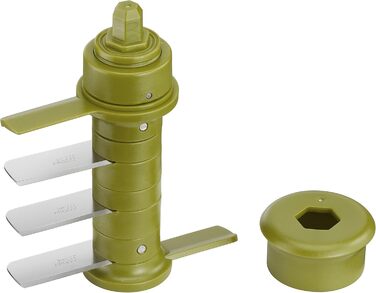 Секунд, ручний подрібнювач 450 мл, грубі, середні та дрібні, леза з нержавіючої сталі, без електрики, нековзне дно та легко чиститься, 5 Second Chopper Shaker K16441-5