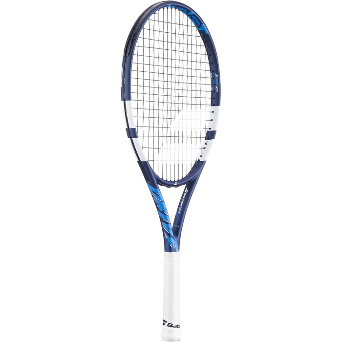 Тенісна ракетка Babolat Drive Junior, синьо-червона, графітова та алюмінієва рама, легка 230 г, ідеально підходить для юних гравців віком 9-11 років