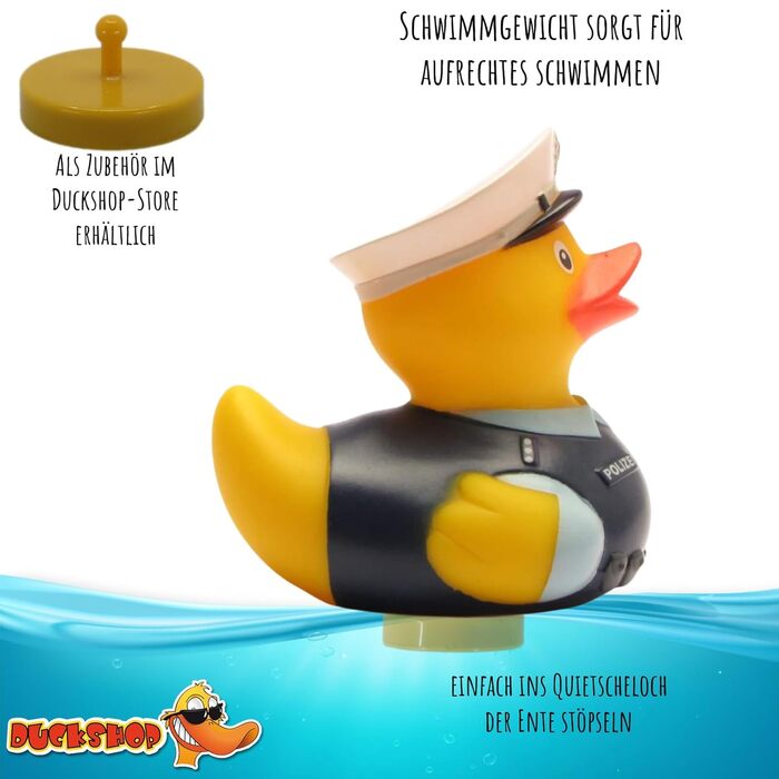 Поліція гумова качка I Поліція писклява качка I Поліція писклява качка I Іграшка для купання для дітей