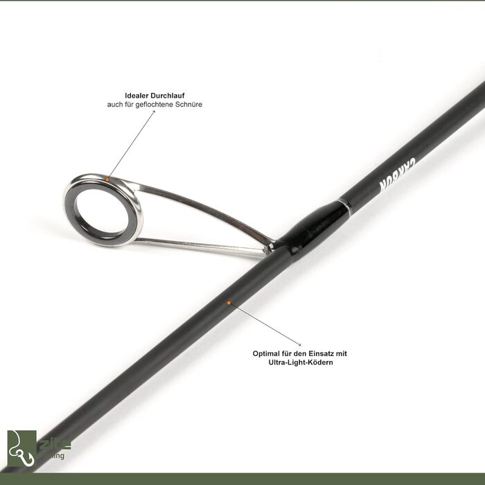 Вудка Zite Fishing UL/Вудка для лову форелі 190 см 2-5 г Вудка для лову форелі з блешнею Ультралегка спінінгова вудка з корковою ручкою для лову окуня та форелі, Вудка, Спінінгові вудки, Вудка для лову форелі, Вудка для лову форелі з котушкою