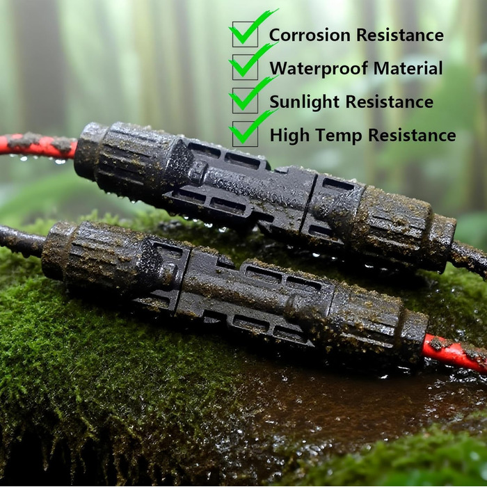 Кабель сонячної розетки на DC 8 мм з адаптером DC 7909 - 8020, кабель сонячної зарядки 14AWG, сумісний з Jackery Explorer 240/1000/2000 Pro Plus, Bluetti EB70/EB3A/AC200MAX, електростанцією Anker 535/555 (5 м).