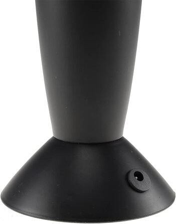 Світлодіодна декоративна лампа - настільна лампа 37 см з RGB підсвічуванням і зміною кольору - з живленням USB 5V або на батарейках - чорна