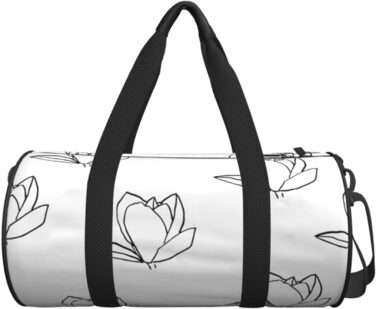 Дорожня сумка Весняна магнолія у стилі мінімалізм, спортивна сумка для чоловіків та жінок, сумка-мішок