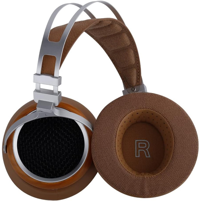 Відкриті дерев'яні навушники SIVGA Luan Hi-Fi 50 мм з динамічним драйвером (коричневі)