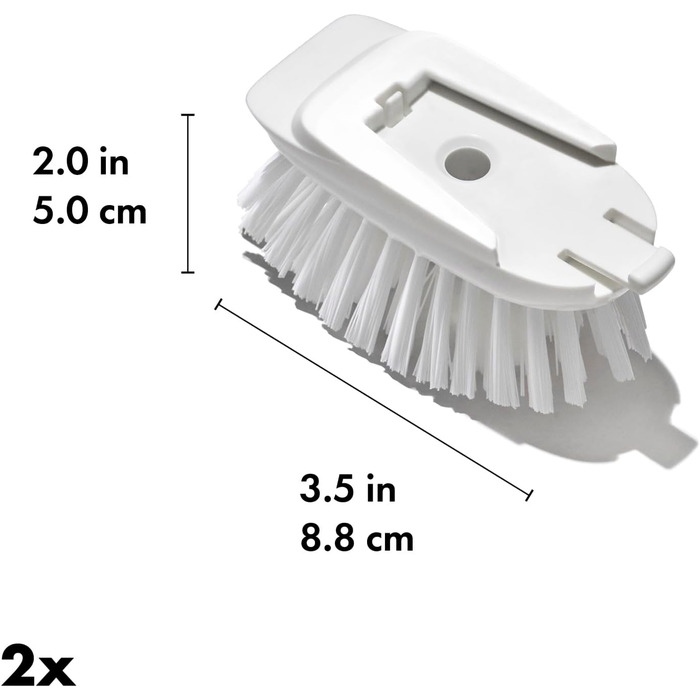 Наповнювач для дискової щітки OXO Good Grips з дозатором мила для посуду Заправка для щітки для дозатора мила