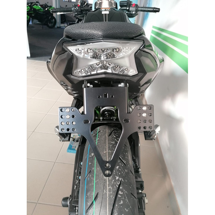 Тримач номерного знака GroFaTec EVO для Kawasaki z650 Ninja 650 Bj 2017-2022 Тримач номерного знака Тримач номерного знака короткого заднього перетворення Prota Targa Z650 kawa