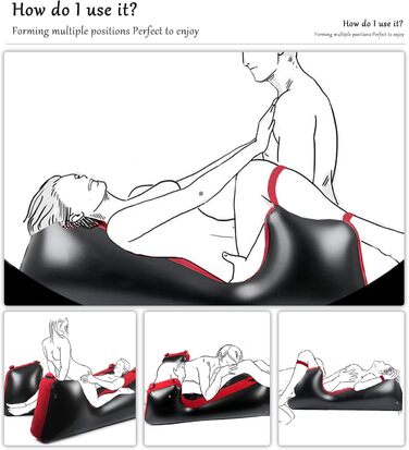 Еротичні подушки та пандуси, секс-подушка, секс-крісло, секс-подушка для пар з наручниками, секс-ліжко, затискачі для сосків, секс-іграшки для пар із завязаними очима, екстремальний секс