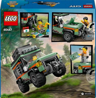 Конструктор LEGO City Offroad Off-Road Vehicle 60447, 221 деталь, позашляхова тематика