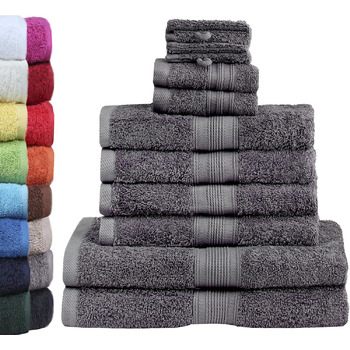 Текстиль GREEN MARK 10 TLG. Набір рушників FROTTIER з різними розмірами 4 шт. рушники для рук, 2 шт. рушники для душу, 2 шт. рушни